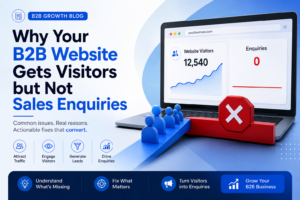 Why Your B2B Website Gets Visitors but No Leads