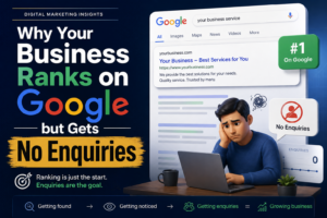 Why Your Business Ranks but Gets No Enquiries