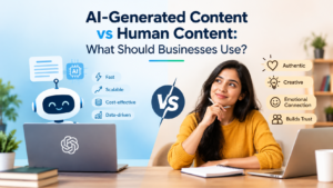 AI-Generated Content vs Human Content: What Should Businesses Use?