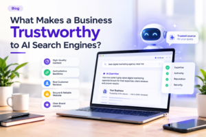 What Makes a Business Trustworthy to AI Search Engines?
